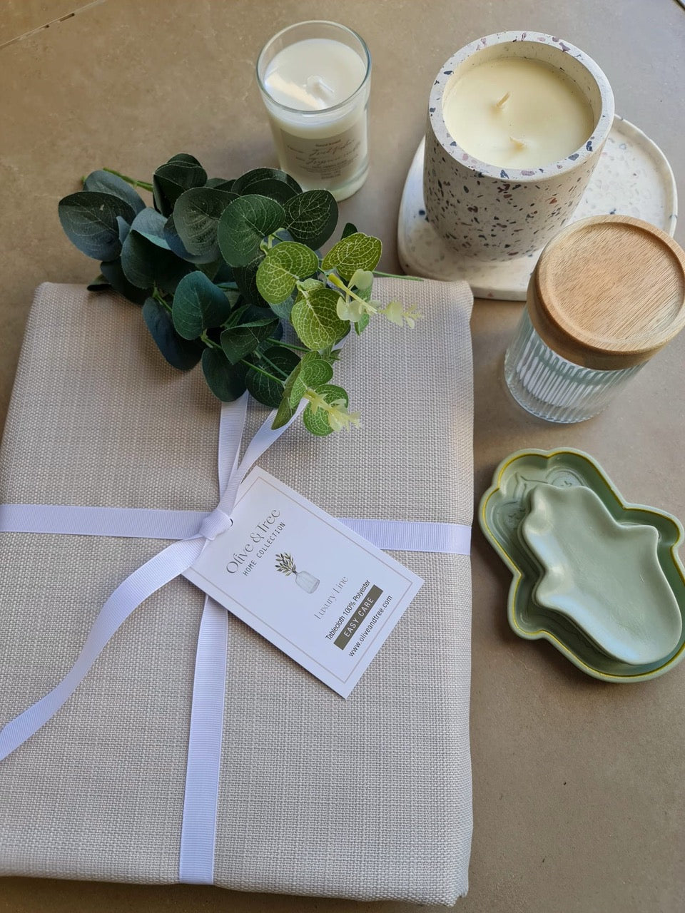 STONE TABLECLOTH| STONE "PROVANCE" TABLECLOTH| PROVANCE TABLE CLOTH