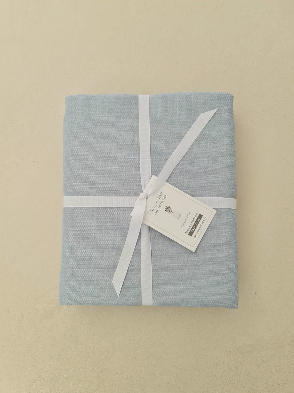 SKY BLUE TABLECLOTH| SKY BLUE "TUSCANY" TABLECLOTH| TUSCANY TABLECLOTH