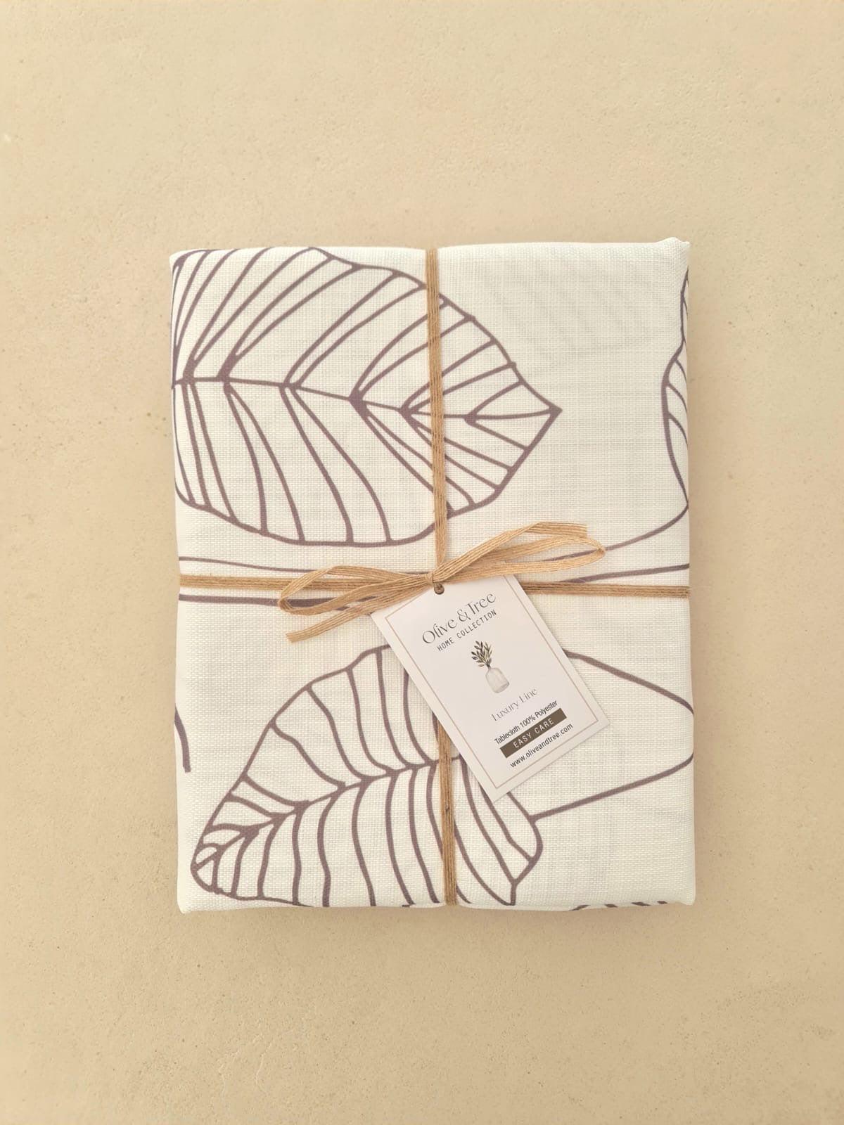 BROWN LEAVES TABLECLOTH| BROWN "LEAVES" TABLECLOTH| LEAVES TABLECLOTH